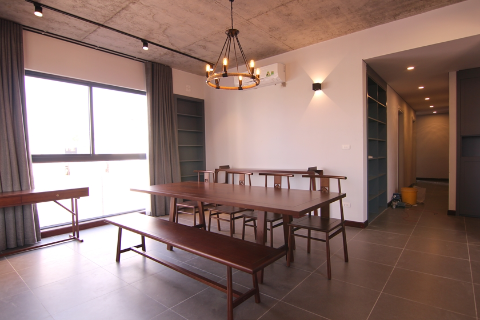 Stunning 5 bedroom apartment with a spacious balcony for rent in Tay Ho, near the lake