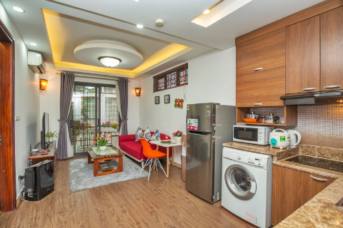 Comfortable feeling 1 Bedroom apartment  in Dao Tan street , Ba Dinh