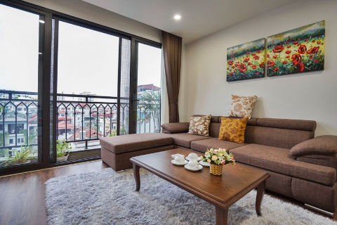 Bright 2 bedroom apartment for rent in Ba Dinh, near Lottel center