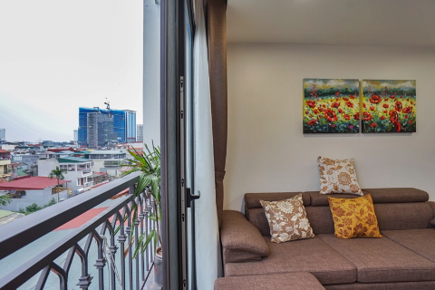 Bright 2 bedroom apartment for rent in Ba Dinh, near Lottel center