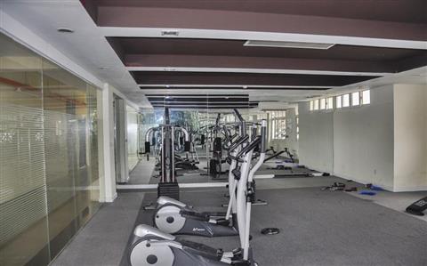 Gym inside the Building