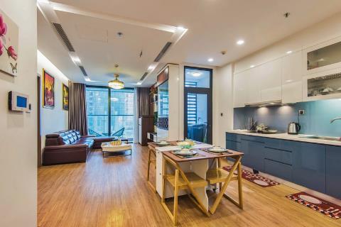 Bright 2 bedroom apartment for rent at Vinhome Metropolis, Ba Dinh