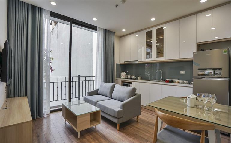 Modern style 01 bedroom apartment for rent near Lotte Building, Ba Dinh