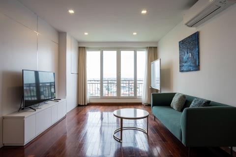 Spacious 1 bedroom apartment on the top floor for rent on Xuan Dieu Street, Tay Ho