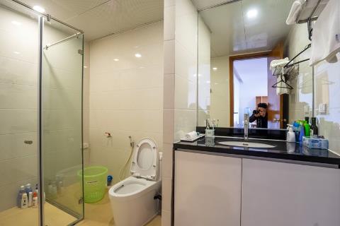 Spacious 1 bedroom apartment on the top floor for rent on Xuan Dieu Street, Tay Ho