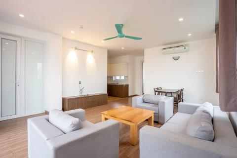 Bright and spacious 1 bedroom apartment with a huge balcony for rent in Tay Ho