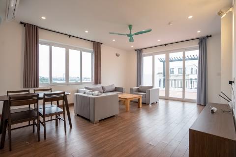 Bright and spacious 1 bedroom apartment with a huge balcony for rent in Tay Ho