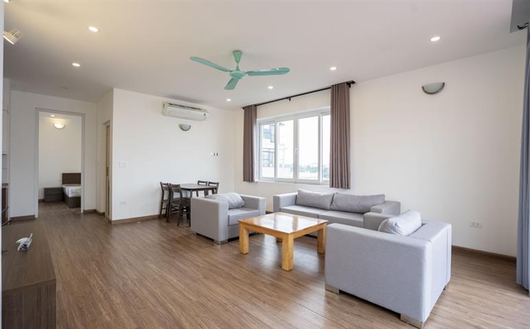 Bright and spacious 1 bedroom apartment with a huge balcony for rent in Tay Ho