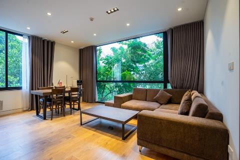 Bright and modern 1 bedroom apartment for rent in Tay Ho, near the lake