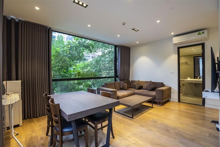 Bright and modern 1 bedroom apartment for rent in Tay Ho, near the lake