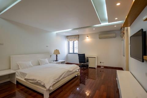 Spacious and lake view apartment with 3 bedrooms for rent in Yen Phu village, reasonable price