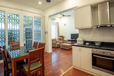 Lovely 3 bedroom house with a small front yard for rent in Tay Ho