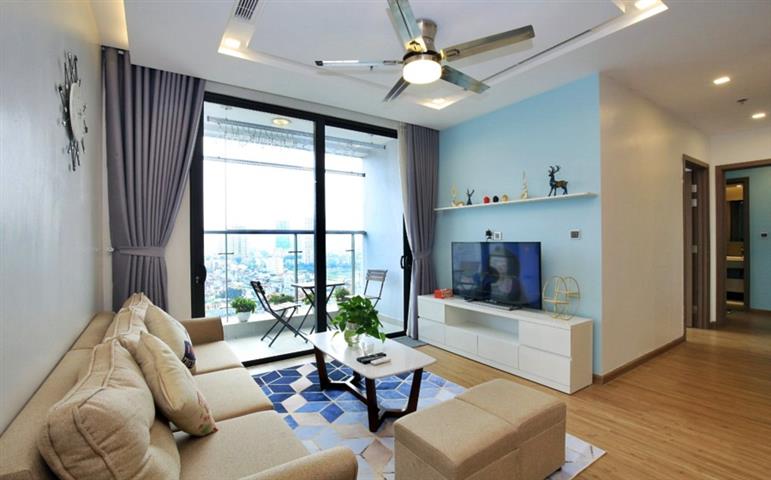 Elegant apartment with 2 bedrooms for rent in Vinhomes Metropolis, Ba Dinh