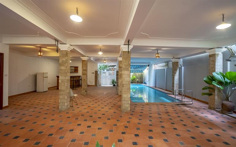 Spacious 5 bedroom Villa with Swimming pool - garden view in To Ngoc Van -Tay Ho District.