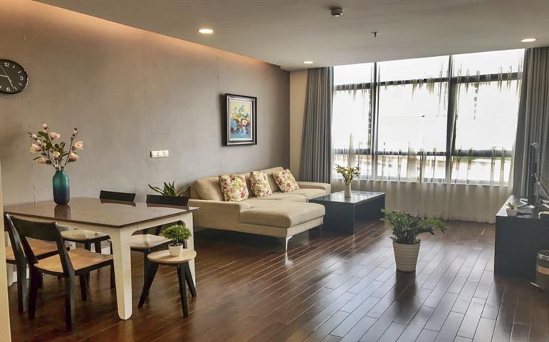 Beautiful apartment for rent with 2 bedrooms in Lancaster building, Ba Dinh