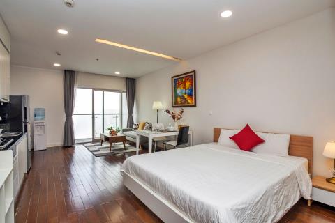 Beautiful studio apartment for rent in Lancaster building, Ba Dinh district