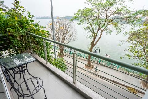 Lake view apartment with  2 bedrooms for rent in Tu Hoa, Tay Ho
