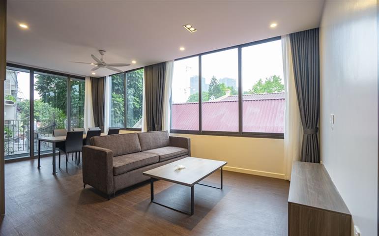 Brand new 2 bedroom apartment for rent in To Ngoc Van, near the lake