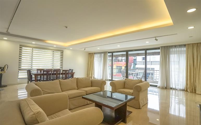 Spacious 3 bedroom apartment for rent near Sheraton Hotel, Tay Ho District.