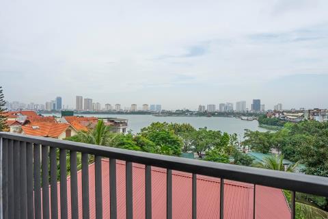 Lake view 2 bedroom apartment with good quality furniture for rent in To Ngoc Van, Tay Ho