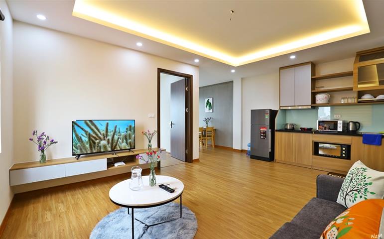 Brand new 2 bedroom apartment with nice views for rent on Au Co Street, Tay Ho