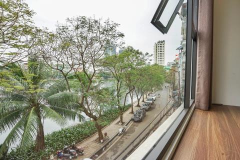 2 bedroom apartment with view of Truc Bach lake for rent in Tran Vu