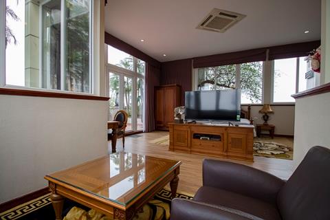 Modern 1 bedroom apartment on the high floor with a huge balcony for rent in Hai Ba Trung, Hanoi