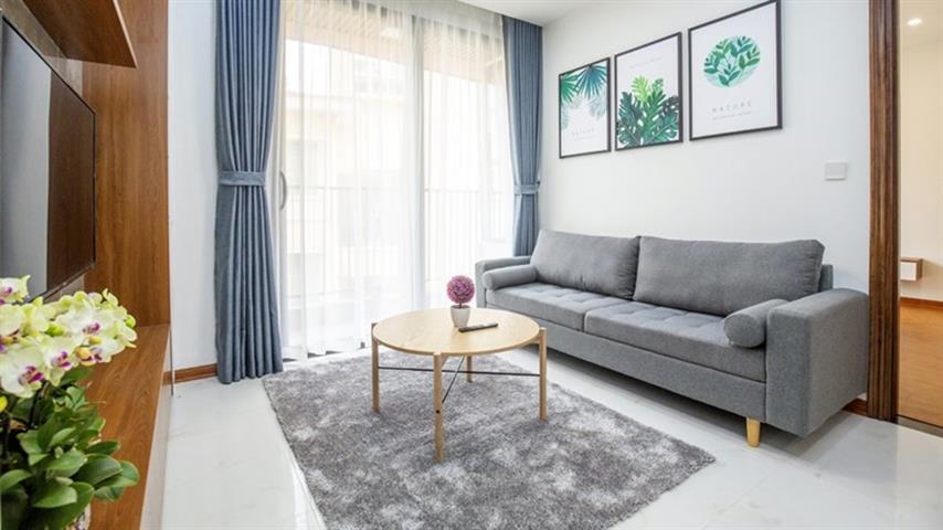 Beautiful 2 bedroom apartment with good quality furniture for rent in To Ngoc Van, Tay Ho