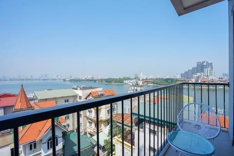 LAKE VIEW apartment with 1 bedroom for rent in Tu Hoa street, Tay Ho.