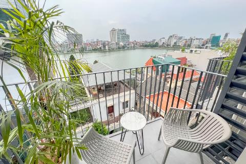Bran new and lake view 2-bedroom apartment for rent  on Tu Hoa street