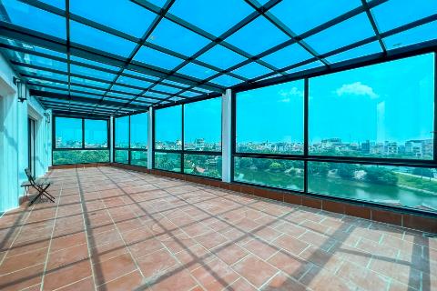 Rooftop 2 bedroom apartment with huge balcony for rent in Tu Hoa