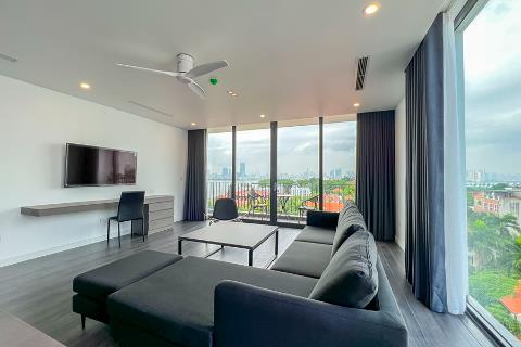 High floor 3 bedroom apartment with lake view for rent in quiet area Tay Ho