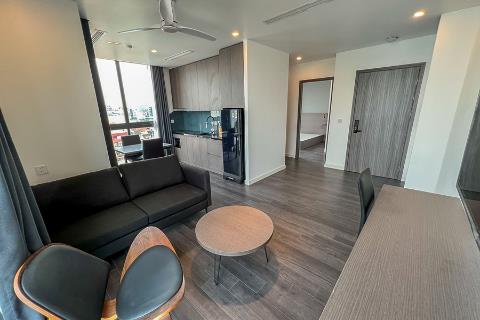 Lake view 1 bedroom apartment on the top floor for rent in Tay Ho