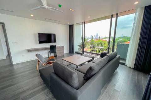 New modern 3-bedroom apartment on Xuan Dieu street- lake view