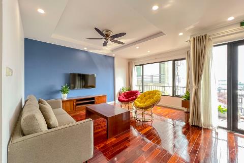 Spacious 2 bedroom apartment with a balcony for rent in To Ngoc Van, Tay Ho