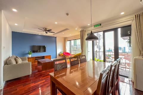 Spacious 2 bedroom apartment with a balcony for rent in To Ngoc Van, Tay Ho