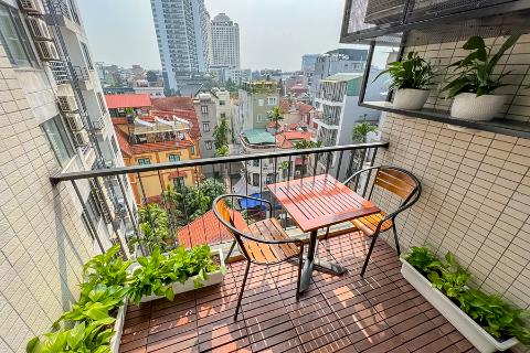 Spacious 2 bedroom apartment with a balcony for rent in To Ngoc Van, Tay Ho