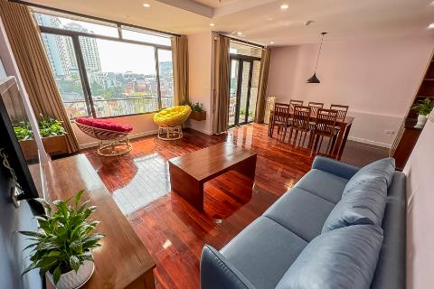 Duplex 3 bedroom apartment for rent on To Ngoc Van street, Tay Ho