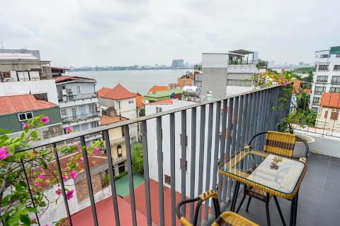 Beautiful 2 bedroom apartment with good quality furniture for rent on Xuan Dieu street, Tay Ho
