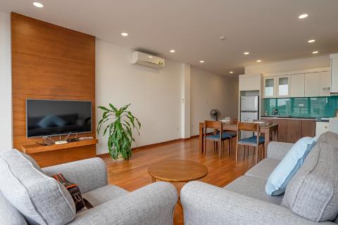 Beautiful 2 bedroom apartment with good quality furniture for rent on Xuan Dieu street, Tay Ho