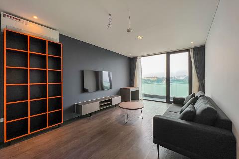 Brand new and lake view modern 2-bedroom apartment on Truc Bach street