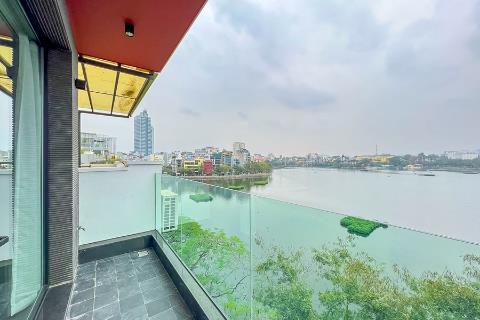 Brand new and lake view modern 2-bedroom apartment on Truc Bach street