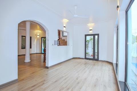 4-bedroom house with garden, outdoor swimming pool on Au Co street, Tay Ho