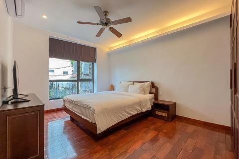 Brand new 3 bedroom apartment with a large balcony for rent on Tu Hoa street, Tay Ho