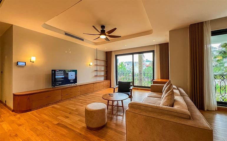 Brand new and modern 2 bedroom apartment for rent in To Ngoc Van, near the park