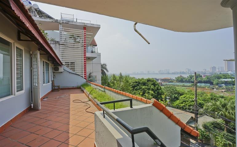 Charming 4 bedroom house for rent in Tay Ho with spacious balcony, garage
