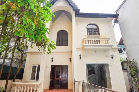 Spacious 4 bedroom villa with a swimming pool and courtyard for rent on To Ngoc Van street, Tay Ho