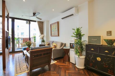 Cozy two-bedroom apartment with full modern furniture for rent