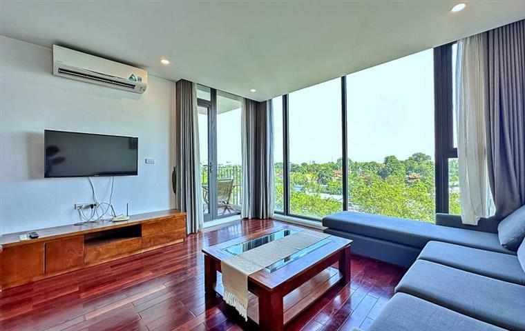 Bright and airy 2-bedroom apartment with greenry view for rent in Westlake, Tay Ho