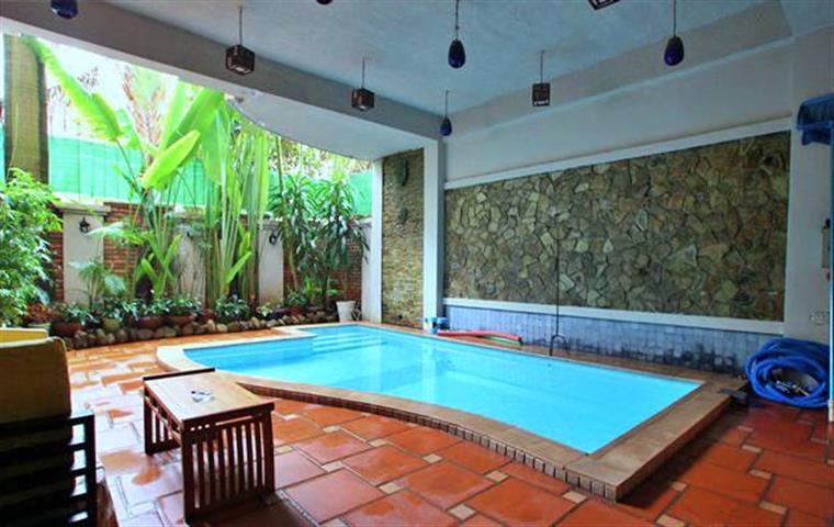 Lovely house with indoor swimming pool on To Ngoc Van street, Tay Ho